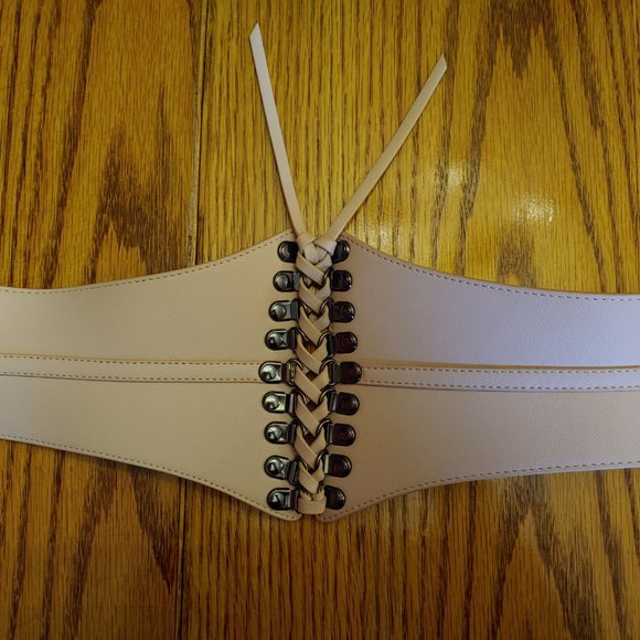 BCBGMAXAZRIA Pink Corset Belt M main image 7